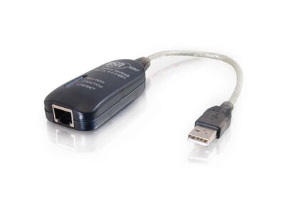 C2G 39998 7.5in USB 2.0 Fast Ethernet Adapter Cable