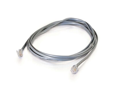 C2G 02971 2.1m (7') 6p4c Rj11 Straight Modular Cable