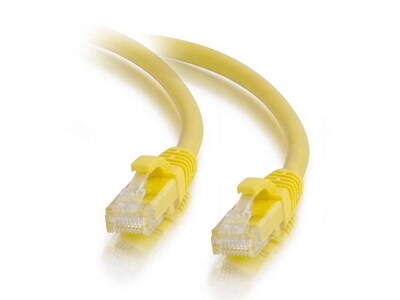 Câble de raccordement réseau Cat5e non blindé (UTP) avec protection anti-coupure 1,8 m (6 pi) 00432 de C2G - jaune