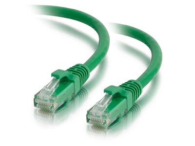 Câble de raccordement réseau Cat5e non blindé (UTP) avec protection anti-coupure 1,2 m (4 pi) 00411 de C2G - vert