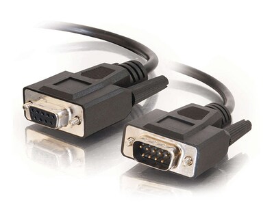 C2G 25211 0.3m (1') Db9 M/F Extension Cable Black