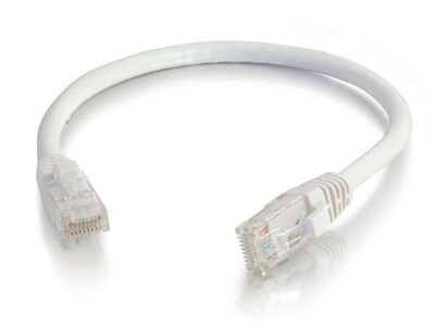 Câble de raccordement Cat6 sans coupure de 2 pi C2G Blanc