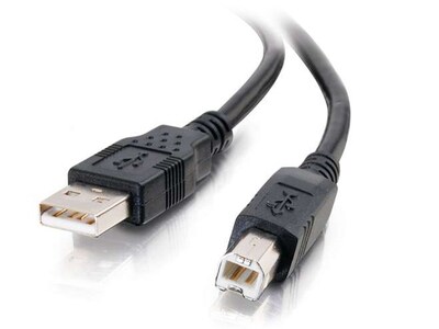 Câble USB 2,0 A/B de 2 m C2G Noir