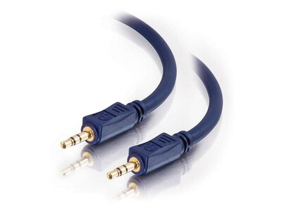 Câble audio stéréo Velocity avec prise 3,5 mm M/M de 12 pi