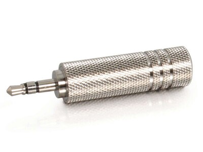 C2G 40636 3.5mm Stereo Male To 6.3mm (1.4") Stereo Female Adapter