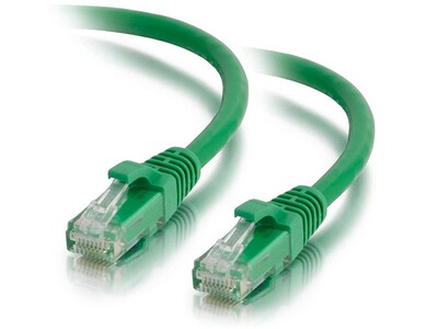 Câble de raccordement sans coupure 00415 Cat5e de 12 pi de C2G - vert