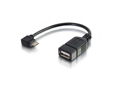C2G 27320 15cm (6") Mobile Device USB Micro-B To USB Device OTG Adapter Cable