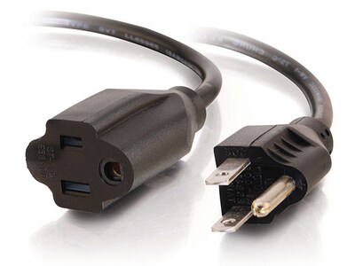 C2G 03116 3m (10') Outlet Saver Power Extension Cord