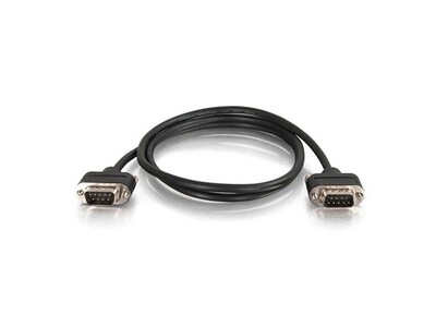 C2G 52166 1.8m (6') CMG-Rated Low Profile Null Modem Cable Db9 M/M