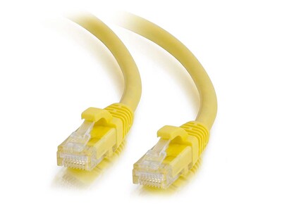 Câble de raccordement sans coupure non blindé (UTP) 04012 Cat6 de C2G pour réseau de 12 pi - Jaune