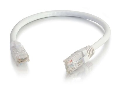 Câble de raccordement sans coupure non blindé (UTP) 04039 Cat6 de C2G pour réseau de 12 pi - Blanc