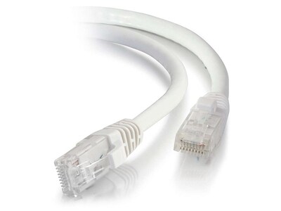 Câble de raccordement sans coupure non blindé (UTP) 00488 Cat5e de C2G pour réseau de 15 pi - Blanc