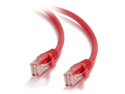 C2G 00427 6m (20') Cat5e Snagless Unshielded (UTP) Network Patch Cable - Red
