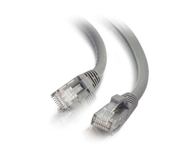 Câble de raccordement réseau Cat6 non blindé (UTP) avec protection anti-coupure 6,1 m (20 pi) 03971 de C2G - gris