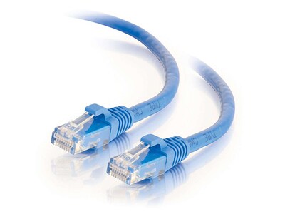 Câble de raccordement réseau Cat6 non blindé (UTP) avec protection anti-coupure 6,1 m (20 pi) 03979 de C2G - bleu