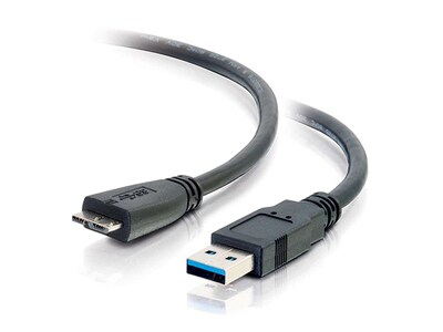 Câble C2G USB 3.0 A mâle à microUSB B mâle de 1 m - noir