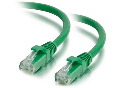 C2G 00418 9.1m (30') Cat5e Snagless Unshielded (UTP) Network Patch Cable - Green