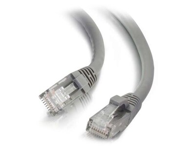 Câble de raccordement réseau Cat6 non blindé (UTP) avec protection anti-coupure 9,1 m (30 pi) 03972 de C2G - gris