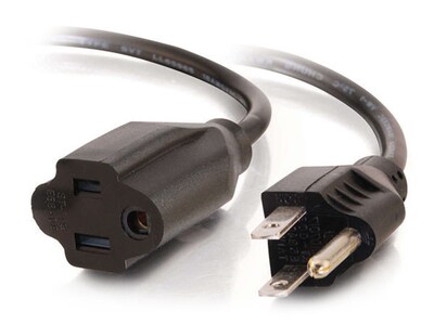 C2G 53410 7.6m (25') Outlet Saver M/F 18awg Power Extension Cord