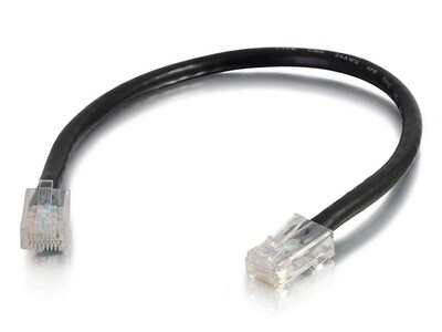 C2G 04123 15.2m (50') Cat6 Non-Booted Unshielded (UTP) Network Patch Cable - Black