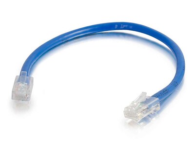 C2G 04094 3m (10') Cat6 Non-Booted Unshielded (UTP) Network Patch Cable - Blue