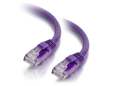 C2G 00472 4.2m (14') Cat5e Snagless Unshielded (UTP) Network Patch Cable - Purple