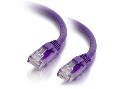 C2G 00464 1.2m (4') Cat5e Snagless Unshielded (UTP) Network Patch Cable - Purple