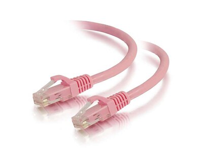 Câble de raccordement sans coupure non blindé (UTP) 00493 Cat5e de C2G pour réseau de 2 pi - Rose