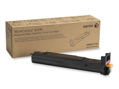 Xerox 106R01318 High-Capacity Toner Cartridge for WorkCentre 6400 - Magenta