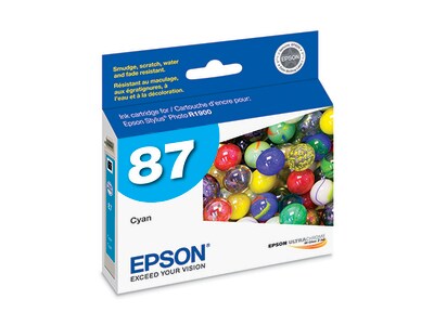 Epson T087220 UltraChrome HG2 Ink Cartridge - Cyan