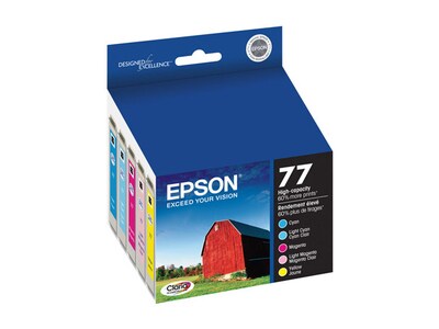 Emballage multiple de cartouches d'encre à grande capacité Claria T077920-S d'Epson - Multicolore