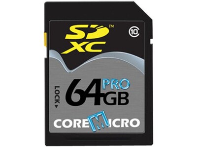CoreMicro 64GB Secure Digital Pro Card SDHC Class 10 Memory Card