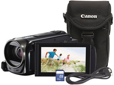 Canon VIXIA HF R500 Camcorder Bundled with Camera Bag and SD Card