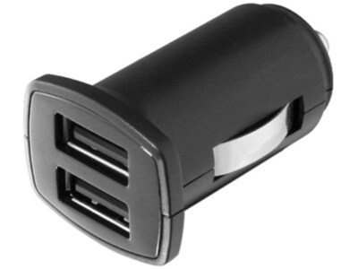 Chargeur de voiture à deux prises USB d'Aluratek