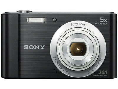 Appareil photo Cyber-shot DSCW800B 20,1 Mpx de Sony - Noir