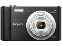 Sony Cyber-shot DSCW800B 20.1MP Camera - Black - Refurbished