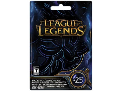 Carte de jeu League of Legends de 25 $
