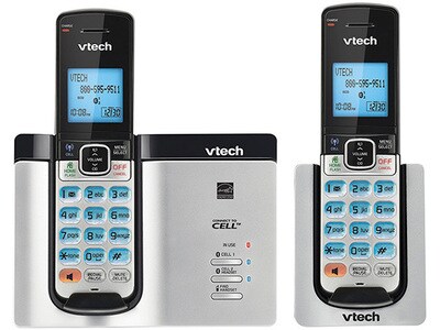 VTech DS6611-2 Handset Connect to Cell Phone with Caller ID/Call Waiting