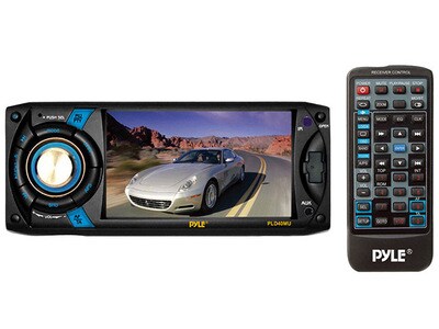 Pyle Car Audio 4.3" Touchscreen TFT LCD Monitor with Digital Video Player