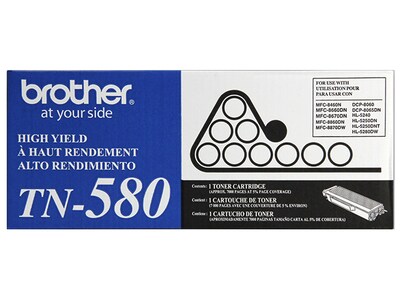 Brother TN-580 Toner Cartridge - Black