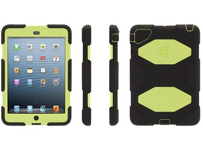 Étui Survivor Griffin pour iPad Mini - noir retina - vert