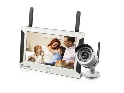 Trousse pour système de surveillance tout-en-un Wi-Fi HD SwannSecure NVW-470 de Swann avec moniteur et caméra