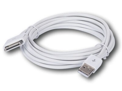 RCA 3m (10') Locking Power and Sync Cable for 30-Pin Apple Devices