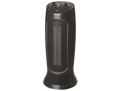EcoHouzng ECH3001 17" Oscillating Ceramic Tower Heater - Black