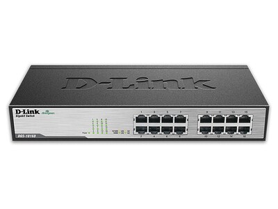 Commutateur Ethernet DGS-1016D de D-Link à 16 ports Gigabit