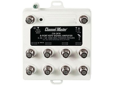 Channel Master 8-Port Ultra Mini 8 Distribution Amplifier