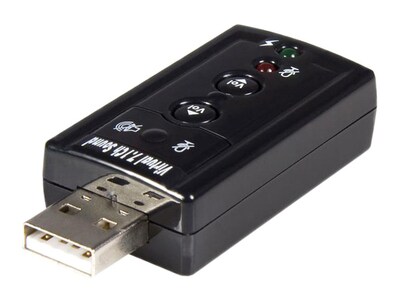 Carte son externe USB à adaptateur audio stéréo 7,1 Virtual de StarTech
