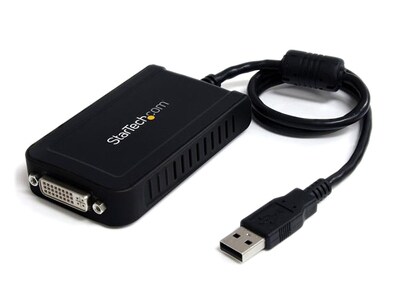 Adaptateur de multi-moniteurs de carte vidéo externe de StarTech, USB vers DVI  - 1 920 x 1 200