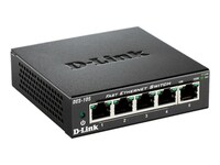 Commutateur de bureau sans gestion avec Ethernet rapide DES-105 de D-Link à 5 ports
