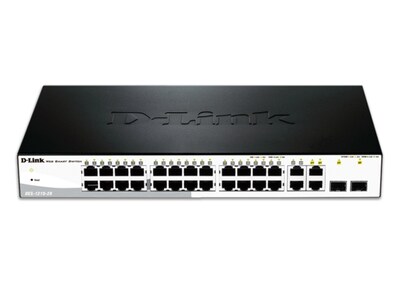 D-Link DES-1210-28 24-Port Smart Switch with 2GB Ports